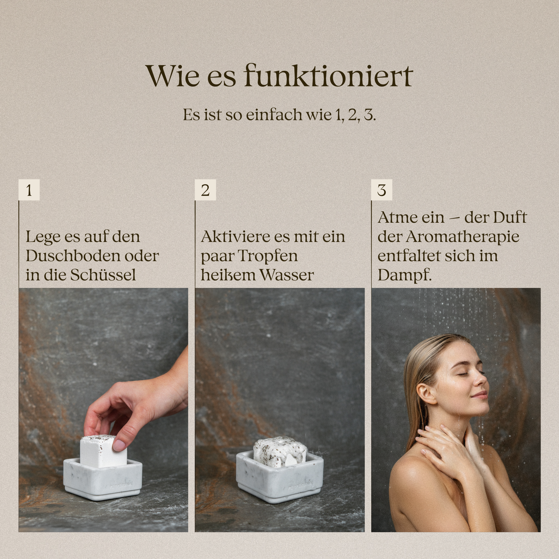 Refresh - Aromawürfel für die Dusche