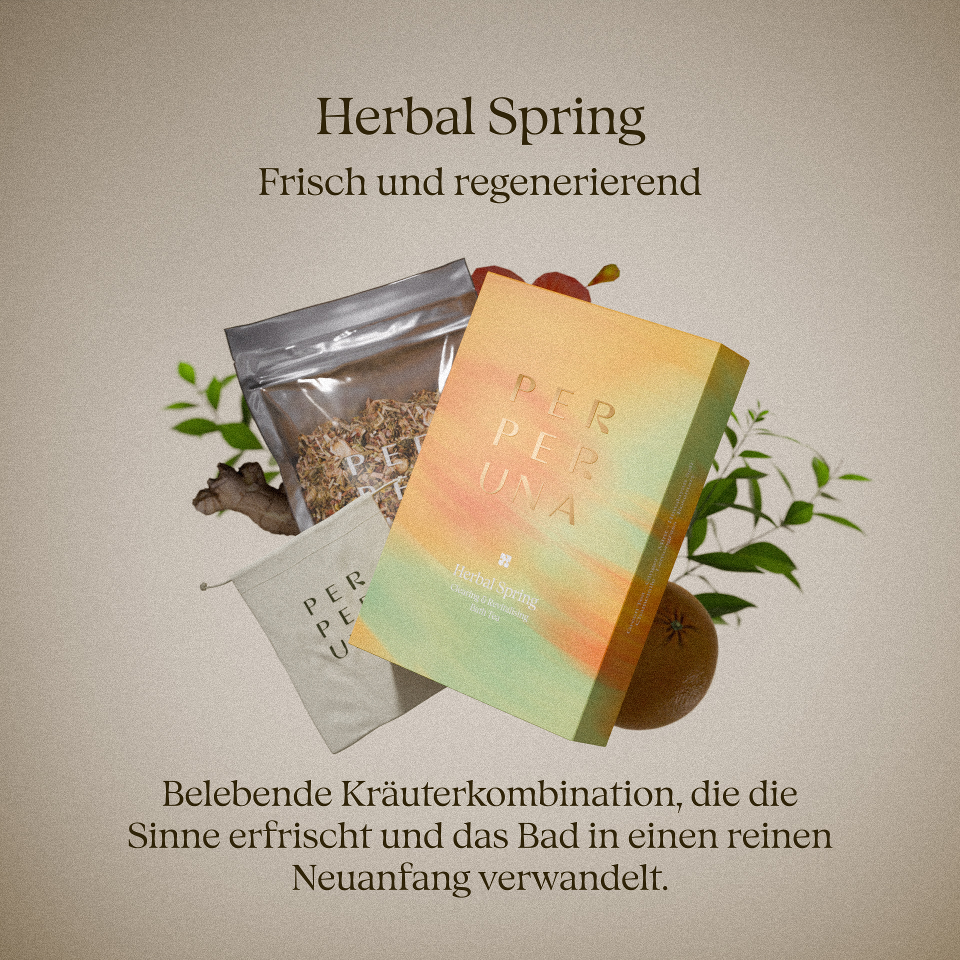 Herbal Spring - Badezusatz – Revitalisierend und reinigend