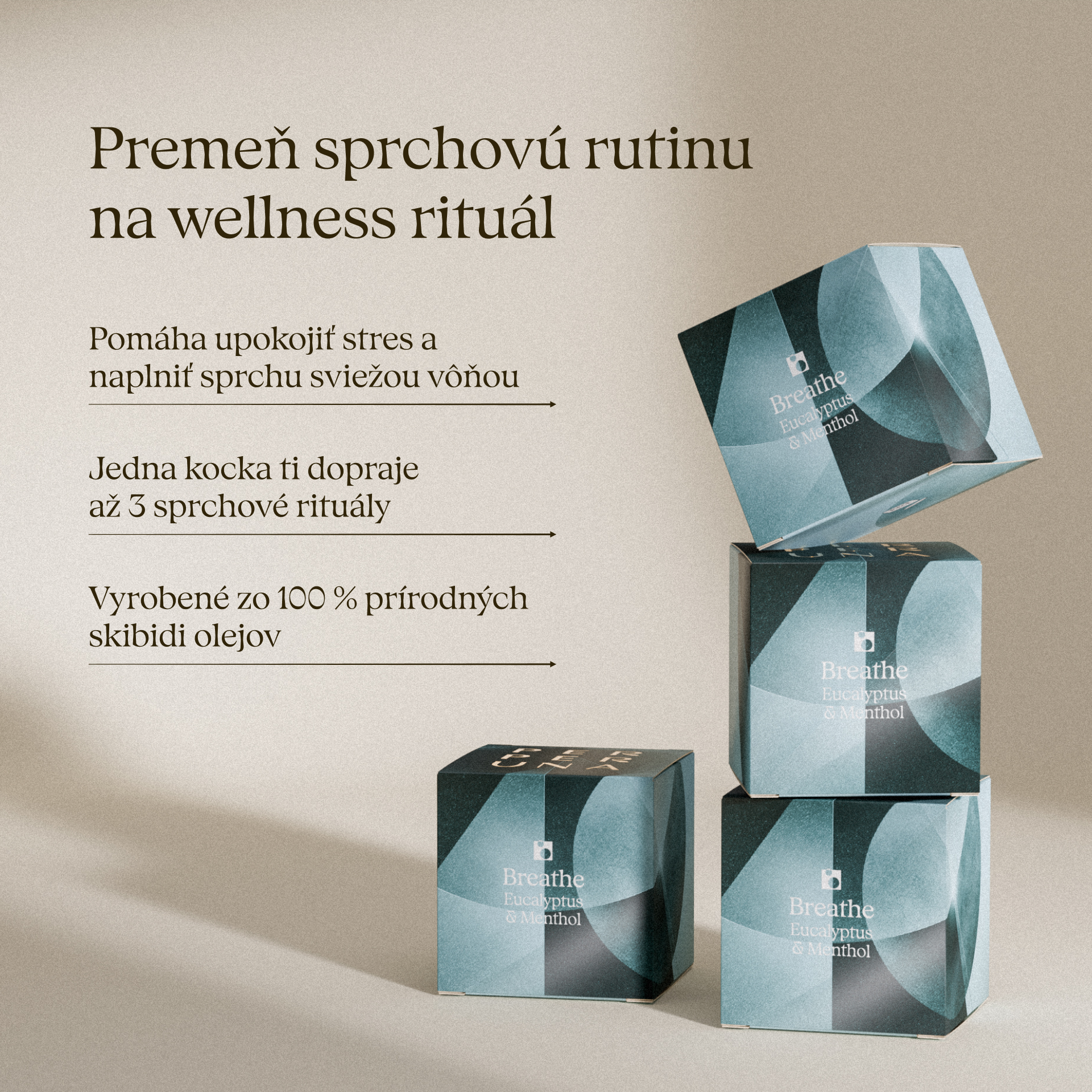 Breathe - Aromatischer Duschwürfel