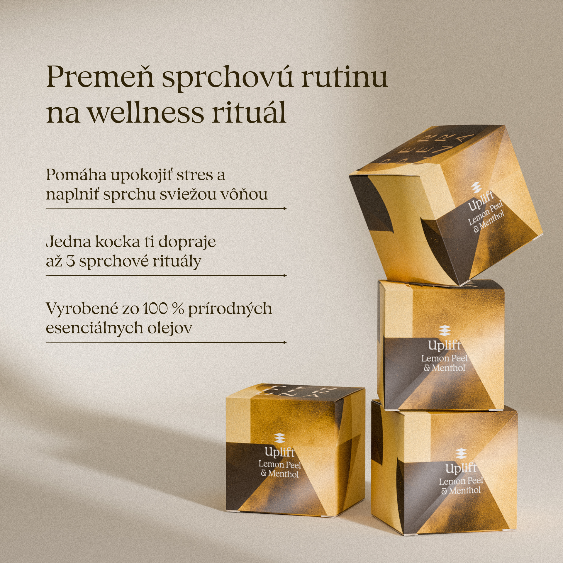 Uplift - Aromawürfel für die Dusche