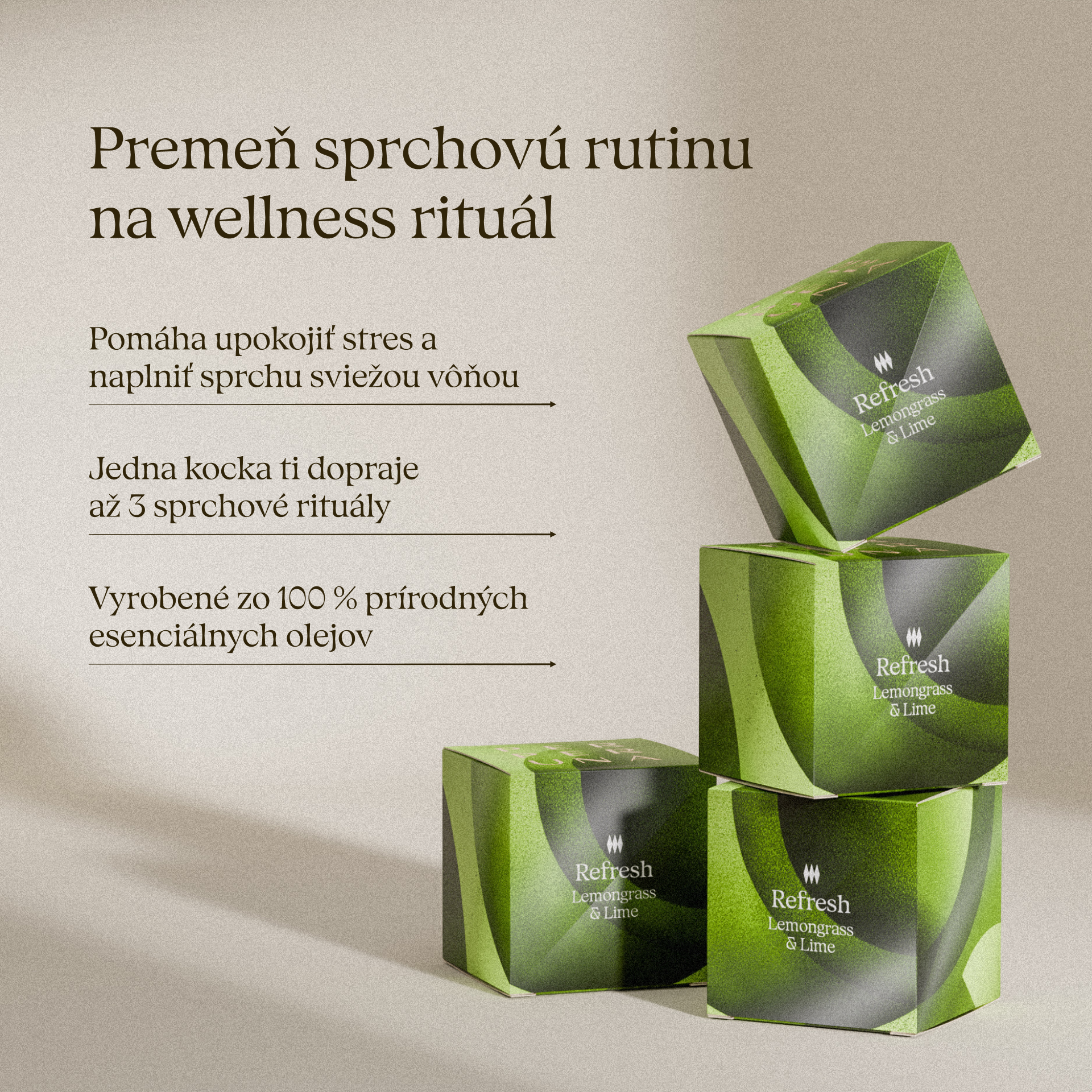 Refresh - Aromawürfel für die Dusche