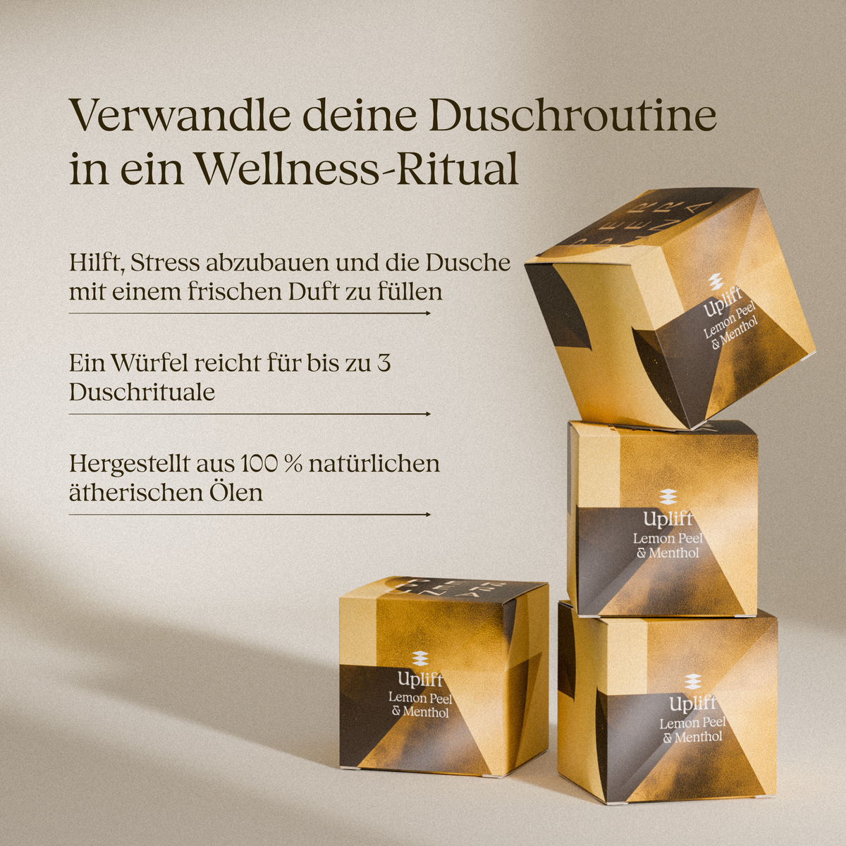 Uplift - Aromawürfel für die Dusche