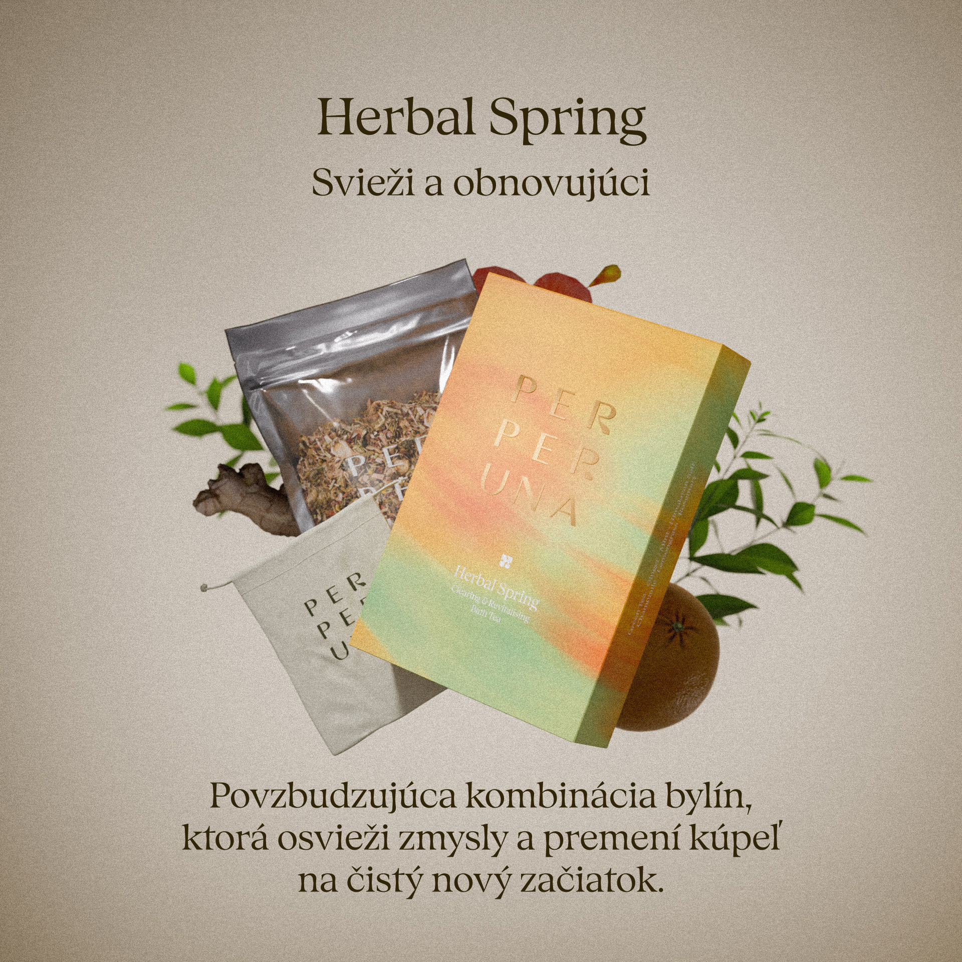 Herbal Spring - Badezusatz – Revitalisierend und reinigend